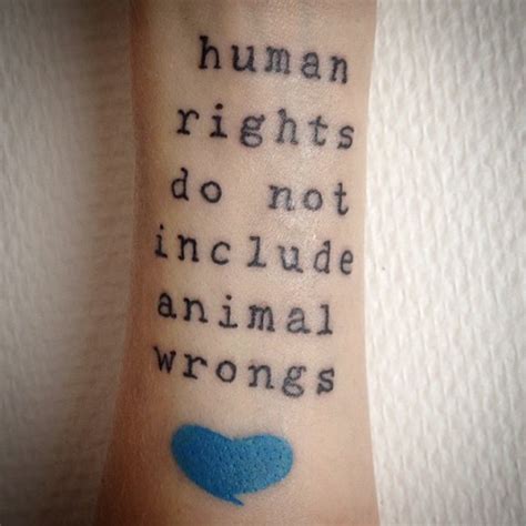 Final Thoughts Animal Rights Tattoos