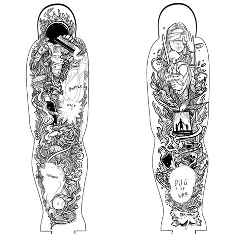 Final thoughts on tattoo sleeve template designs example