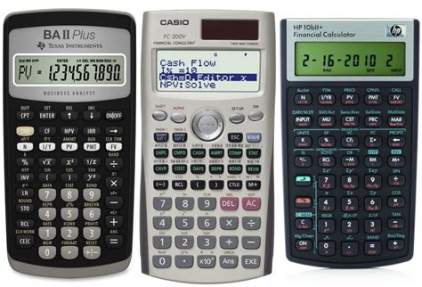 Financial Calculators