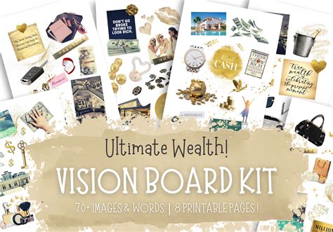 Financial freedom vision board