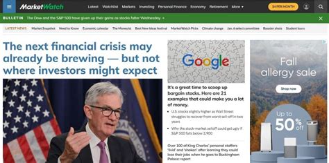 Financial News Websites