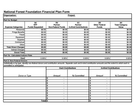 Financial Plan Template