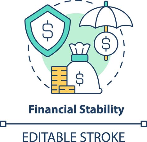 Financial stability concept