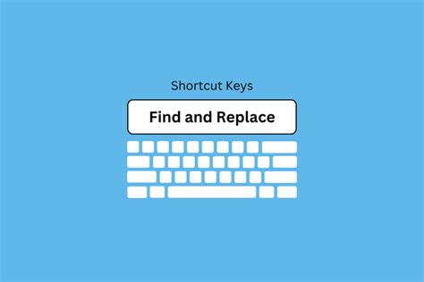 Find and Replace Shortcut in Excel