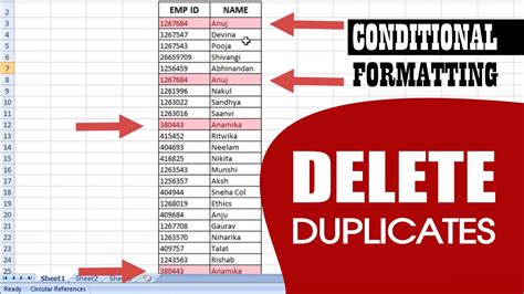 Using Conditional Formatting to Find Duplicates in Excel