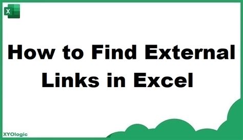 Find External Links in Excel