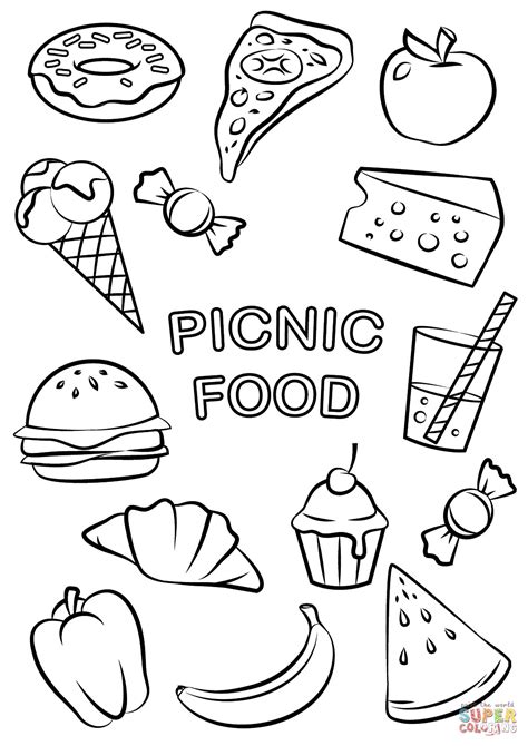 Search for Food Coloring Pages Online