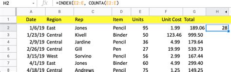 Best Practices for Finding Last Values in Google Sheets