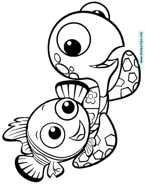 Finding Nemo Coloring Pages for Kids