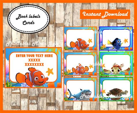 Finding Nemo printable cards