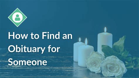 How to find obituaries online