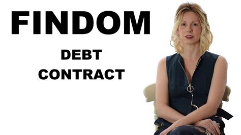 Findom Debt Contract Components