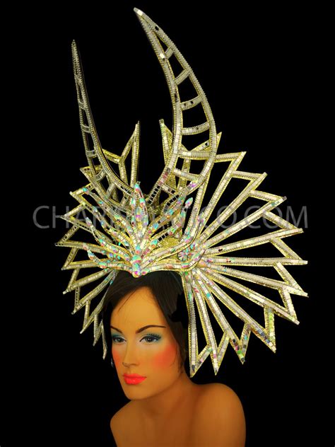 Finished Brazilian Carnival headdress