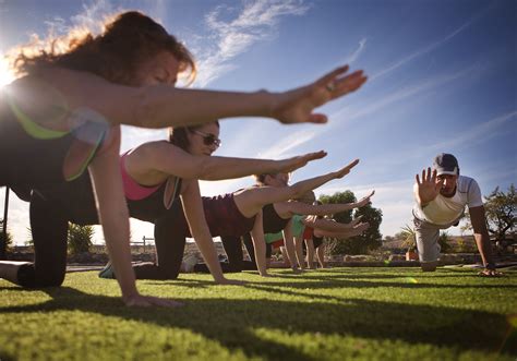 Fitness camp activities