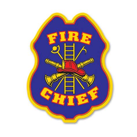 Fire Chief Badges Templates PDF