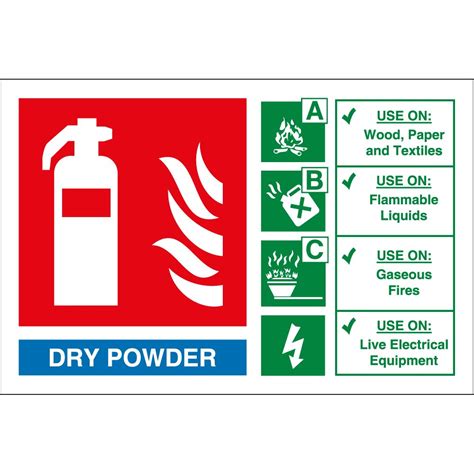 Fire Extinguisher Sign with Arrows