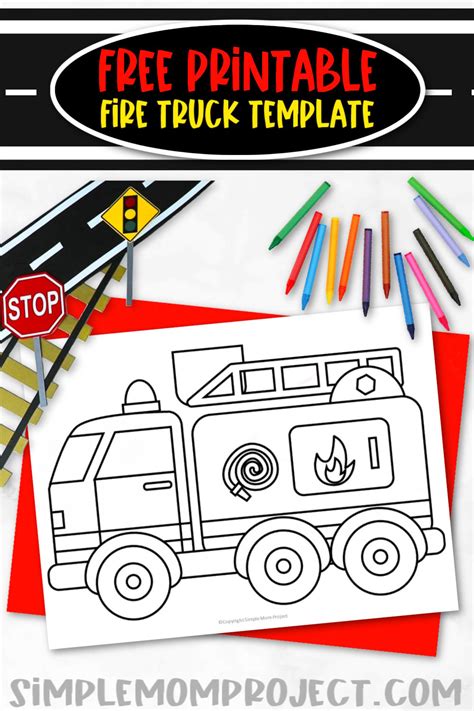 Fire Truck Template 10