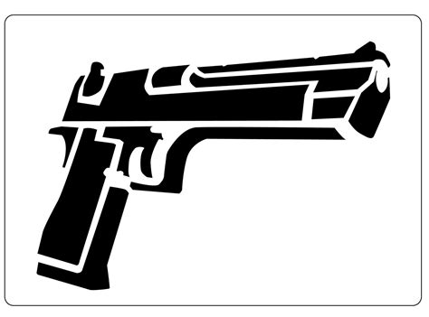 Firearm Stencil Templates