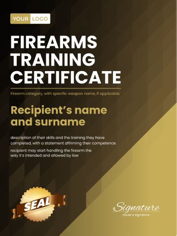 Firearms Training Certification