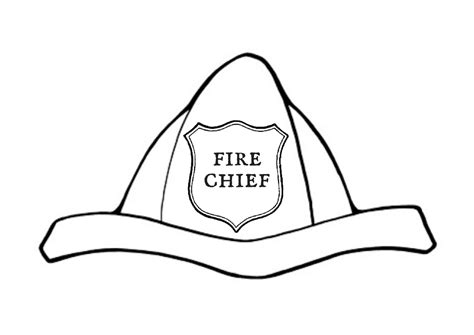 Firefighter Cap Template