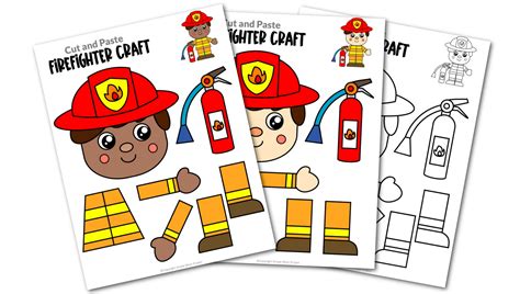 Firefighter Craft Template