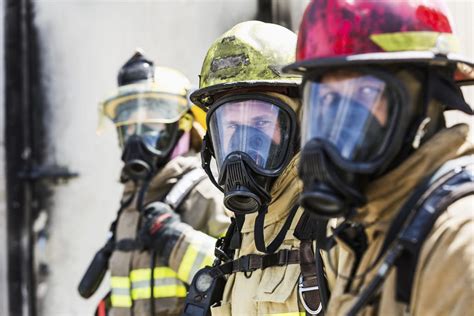 Firefighter responding to an emergency call