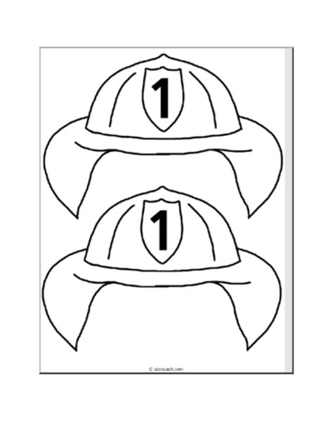 Firefighter Hat Template Design 10