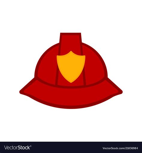 Firefighter Hat Template Vector