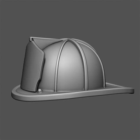 Firefighter Helmet Template Design 2