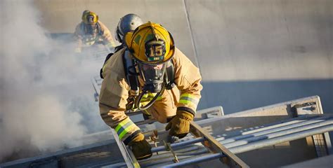 Firefighter responding to an emergency call