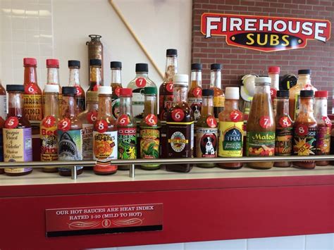 Firehouse Subs Sauce Options