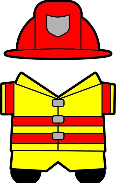 Fireman Hat Clip Art Template