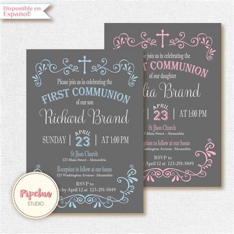 First Communion Invitation Gallery 10