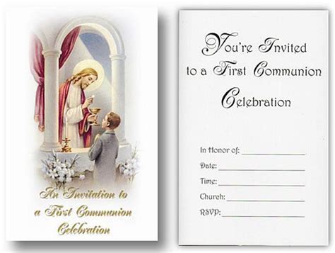 First Communion Invitation Gallery 3