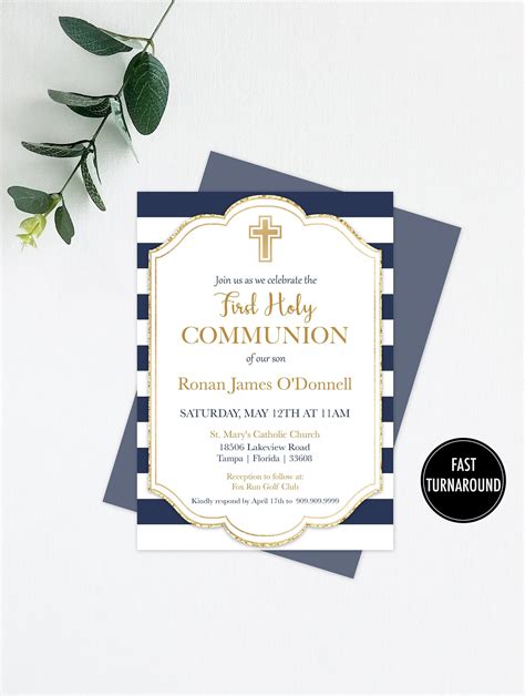 First Communion Invitation Gallery 4