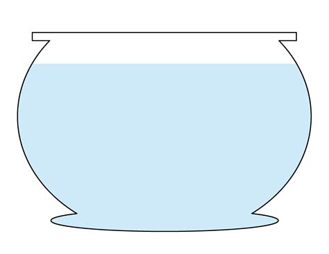 Fish Bowl Template for Kids