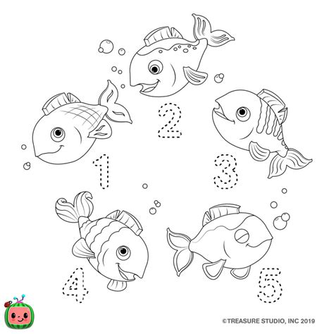 Fish Coloring Pages for Kids