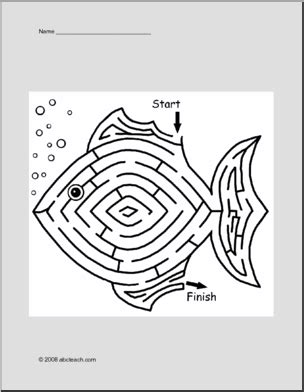 Fish-Shaped Maze Gallery