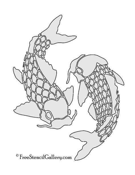 Fish Stencil Design 2