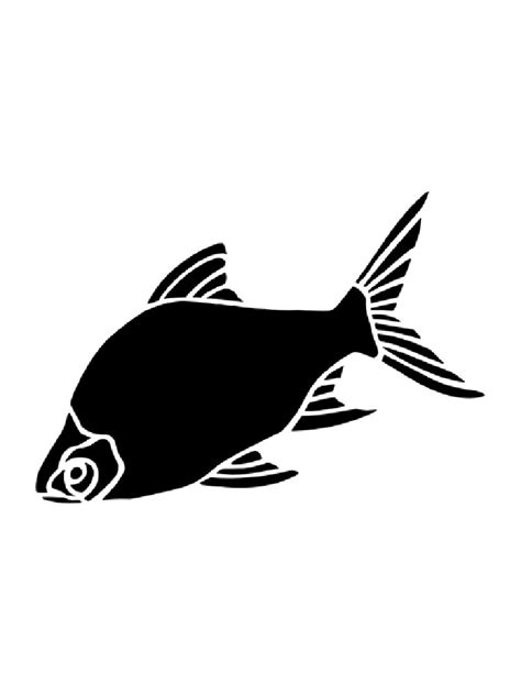 Fish Stencil Printable 3