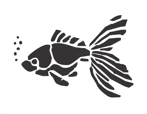 Projects you can make with fish stencil printables