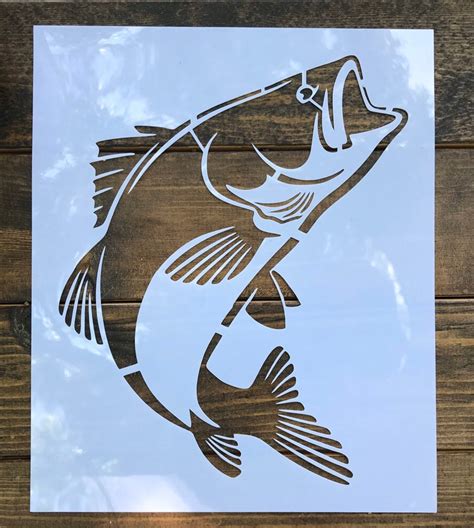 Fish stencils printable designs for kids and adults