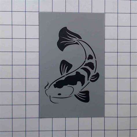 Fish stencils printable design 5