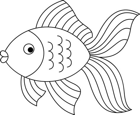 Fish Template Printable 1 Image