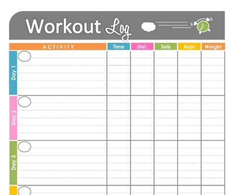 Fitness tracking template gallery 3