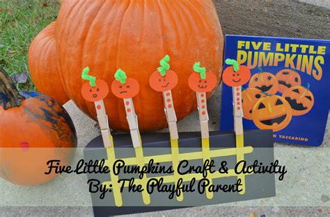 Five Little Pumpkins Activities