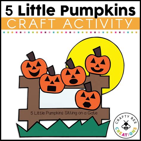 Five Little Pumpkins Crafts