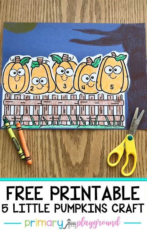 Five Little Pumpkins Printables