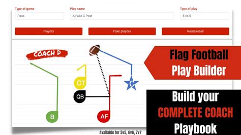 Flag football plays for youth