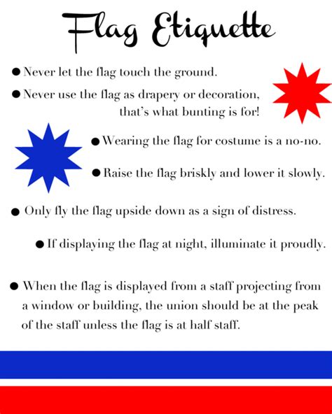 Flag Lowering Tips